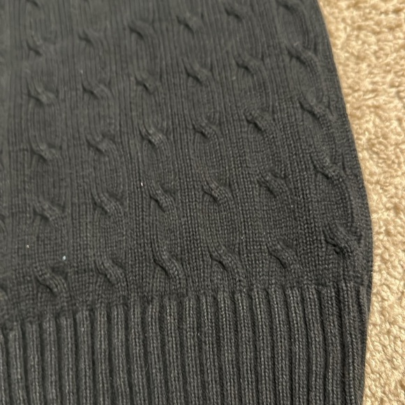 Polo Ralph Lauren Cable Sweater Vest Navy Blue Size XL - Picture 4 of 5